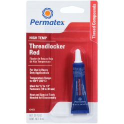 Threadlocker Red High Temp 6mL