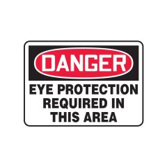 Eye Protection Required In This Area