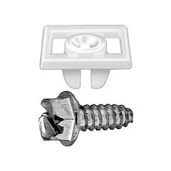 License Plate Screw & Nut Bx/25