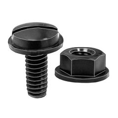 License Plate Nut Black Nylon Bx/50