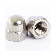 Acorn Nut Stainless Steel M6 x 1.0 Bx/25