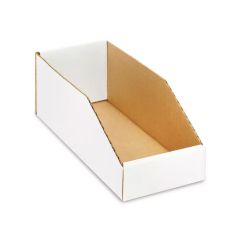 Bin Boxes White 5" x 12" x 4-1/2" Pk/50