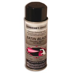 Spray Paint Satin Black 12oz Aerosol