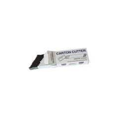 Carton Box Cutter Single Edge Bx/12